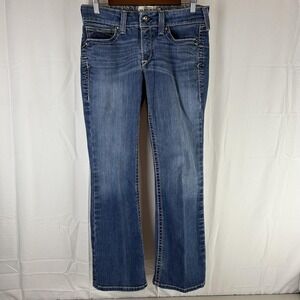 Ariat REAL Denim Jeans Womens 30S Blue Mid Rise Bootcut Stretch Western 10011683
